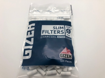 GIZEH SLIM FILTER CHARCOAL 120